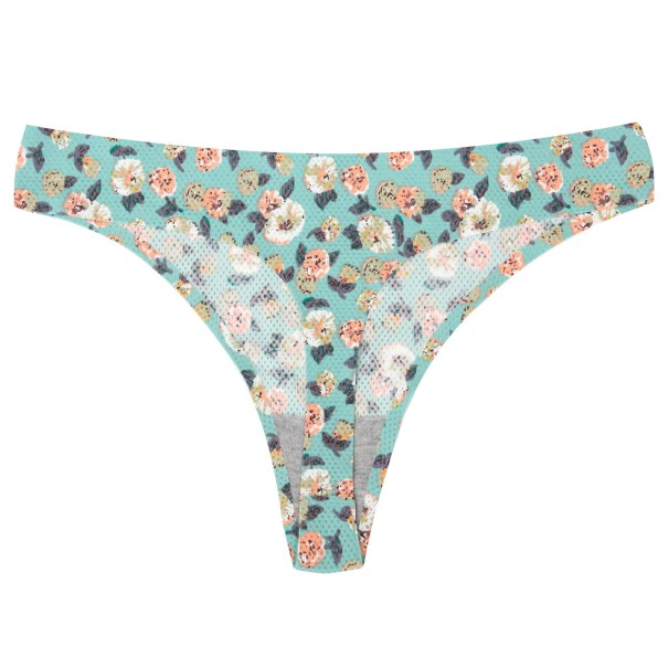 Tanga de dama cu imprimeu de flori XS 4