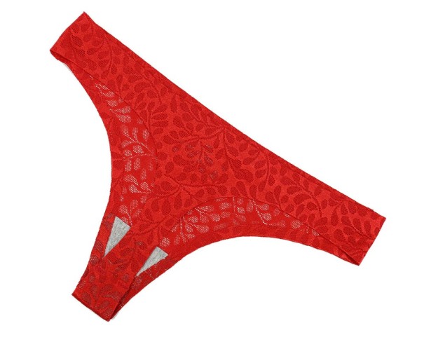 Tanga elegante para mujer Fiona rojo L