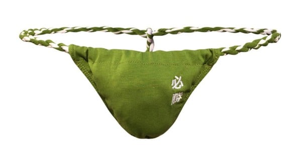 Tanga Masculina 2 verde exército M