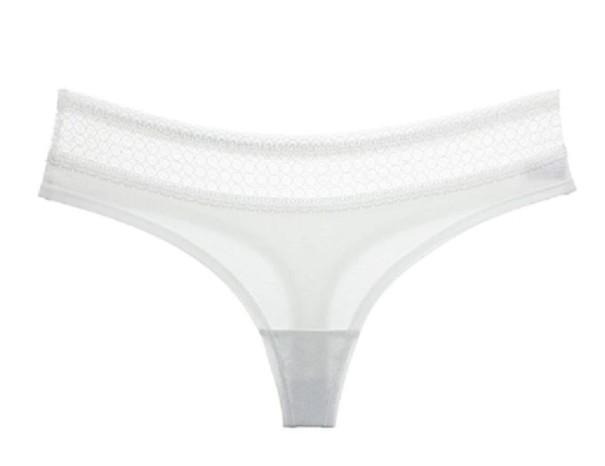 Tanga sexy de mujer blanco S