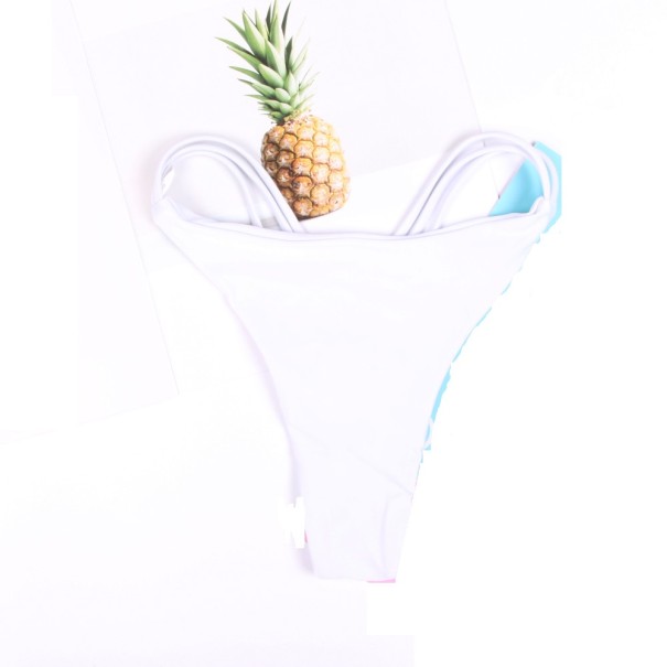 Tanga sexy de mujer con tiras blanco M