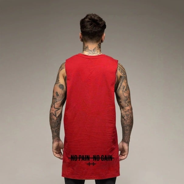 Tank top męski F1830 czerwony S