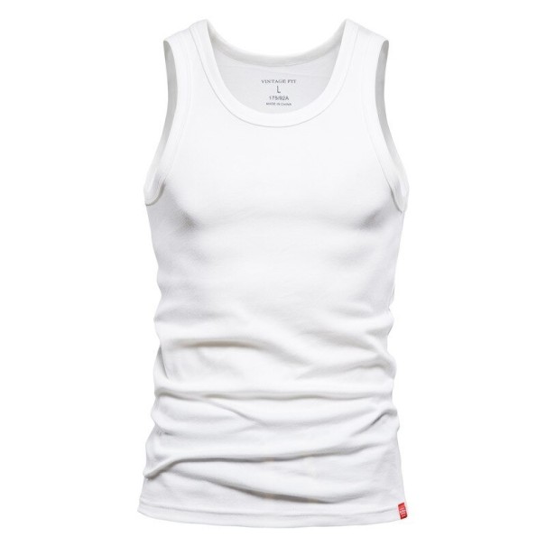 Tank top męski T1932 biały XXS