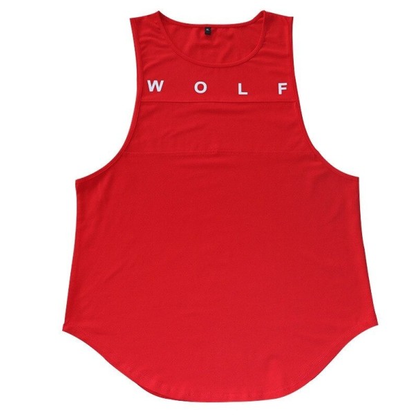 Tank top męski T1950 czerwony XS