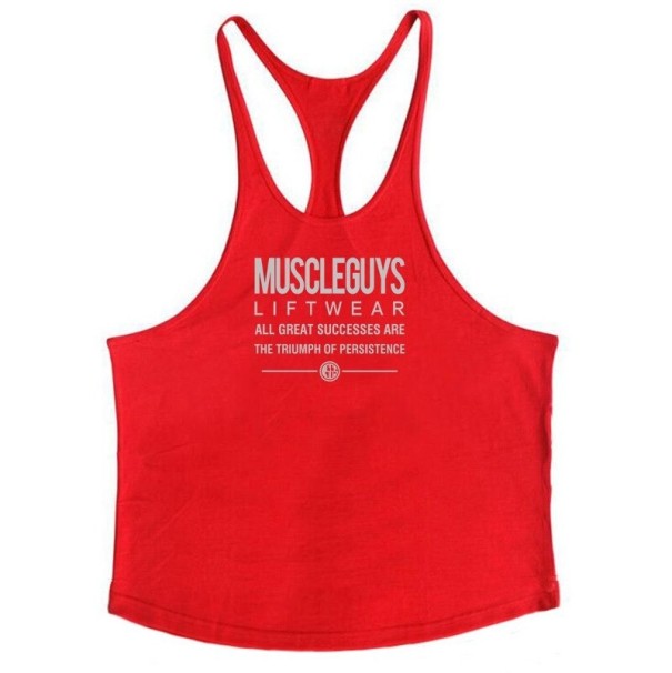 Tank top męski T1953 czerwony XL