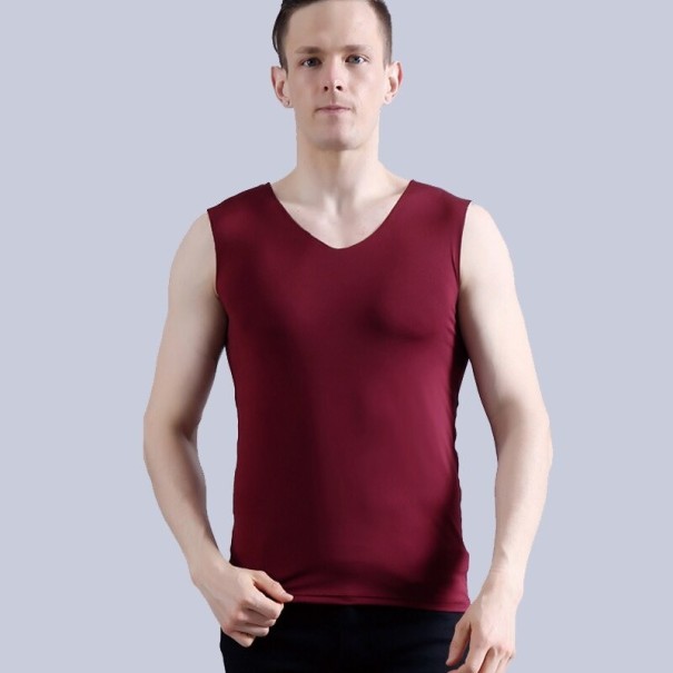 Tank top męski T1978 bordowy XS