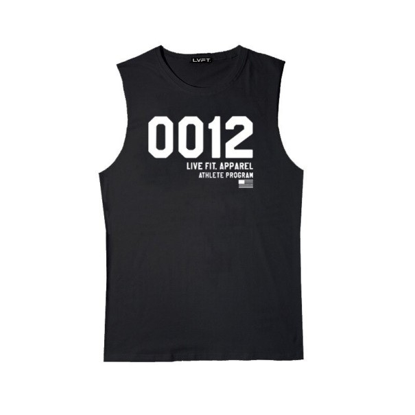 Tank top męski T1982 czarny XS