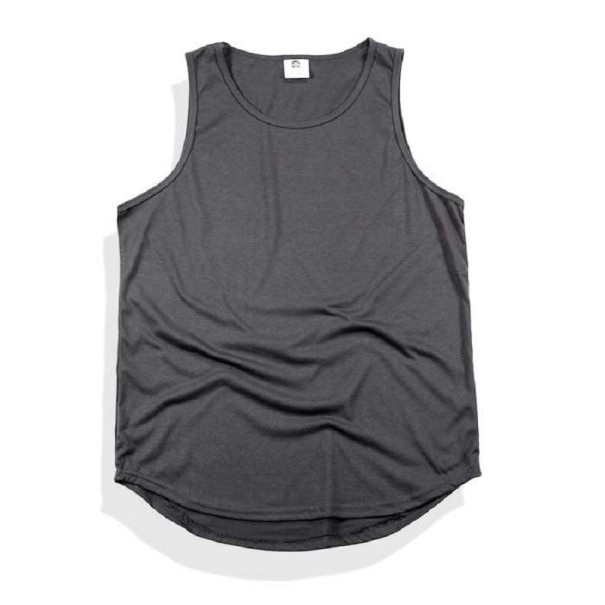 Tank top męski T2026 ciemnoszary XS