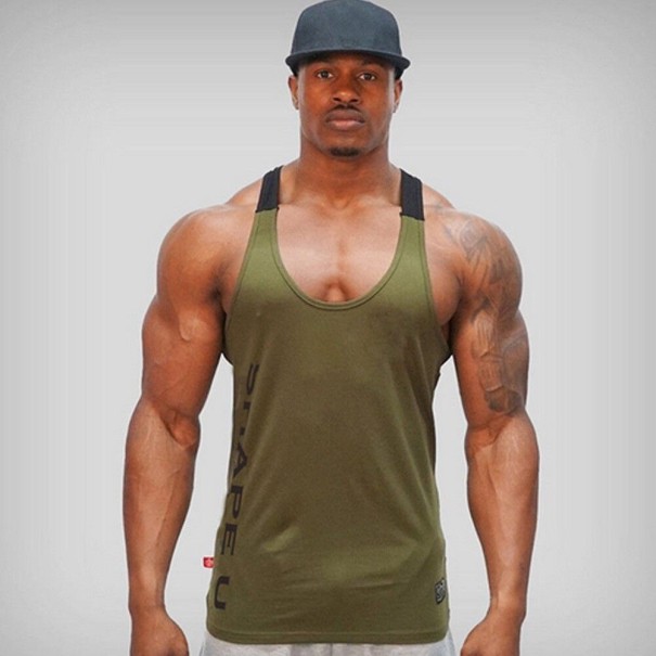 Tank top męski zieleń wojskowa M