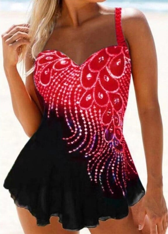 Tankinis femininos A2842 azul claro M