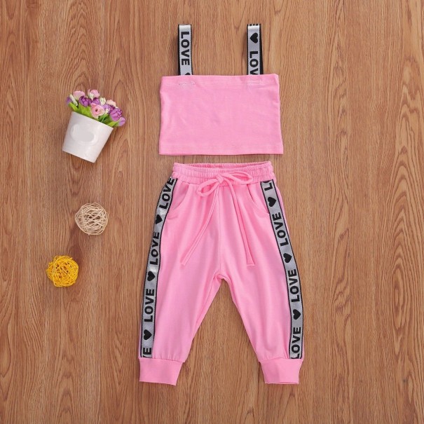 Tanktop en broek voor meisjes L1211 6