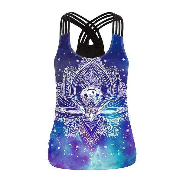 Tanktop met mandala&#39;s voor dames XS