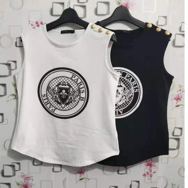 Tanktop met print voor dames B169