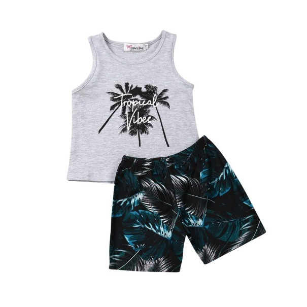 Tanktop und Shorts für Jungen L1598 3