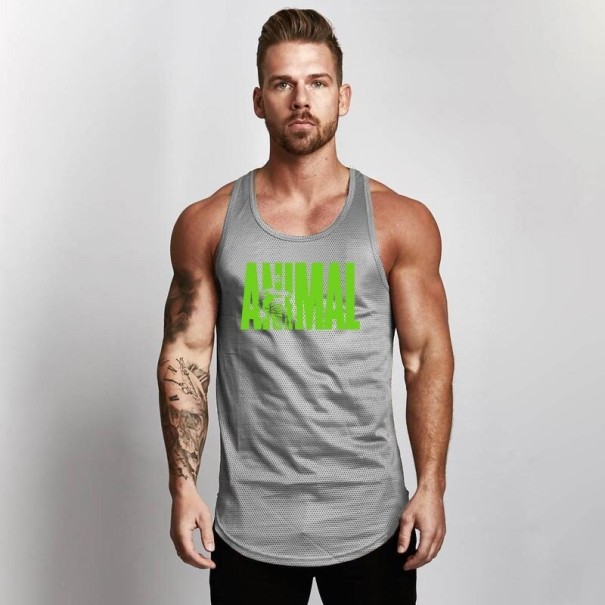 Tanktop voor heren F1813 grijs M 1