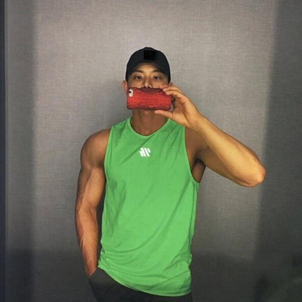 Tanktop voor heren F1817 groen XS