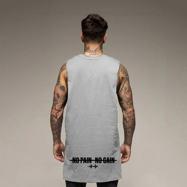 Tanktop voor heren F1830 grijs XL