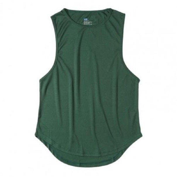 Tanktop voor heren T1934 donkergroen XL