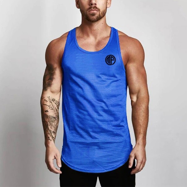 Tanktop voor heren T1935 blauw XL 1
