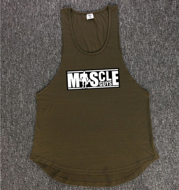 Tanktop voor heren T1958 legergroen XL