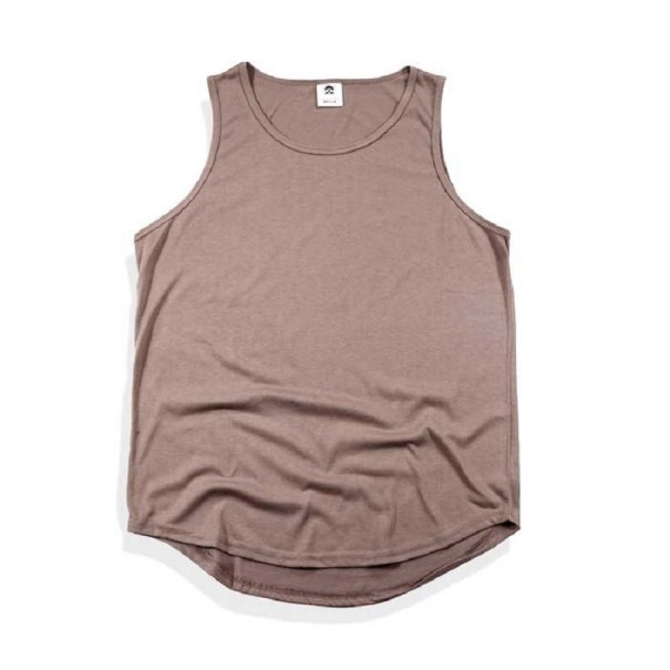 Tanktop voor heren T2026 koffiekleur S