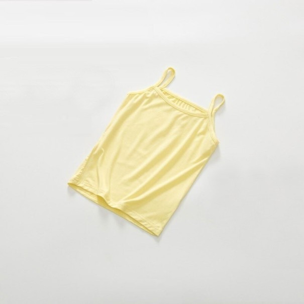 Tanktop voor meisjes B1582 geel 4