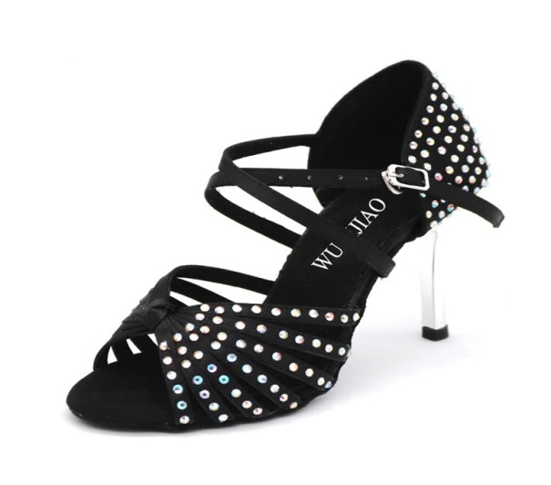 Tanzschuhe für Damen - Pumps A846 schwarz 42 8,5 cm