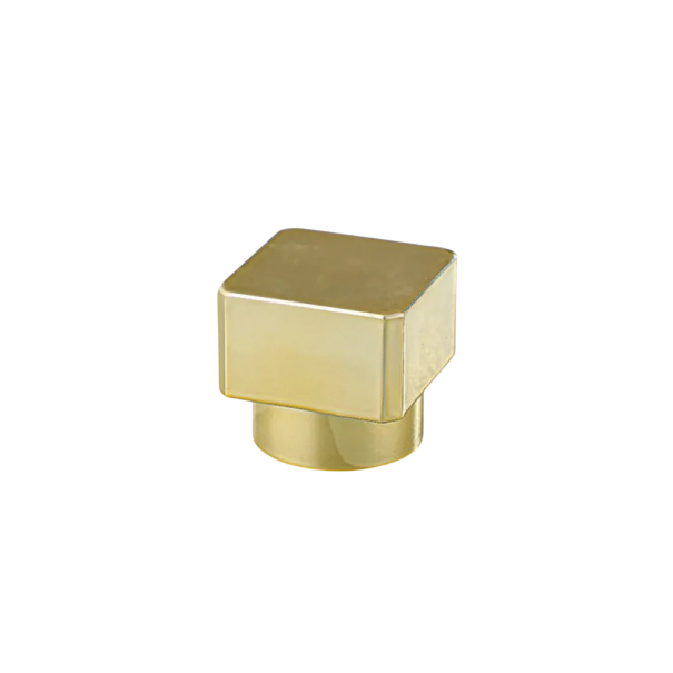 Tapa de perfume compatible con boca de 15 mm diseño cuadrado tapa dorada para frasco de perfume para proteger el pulverizador 1