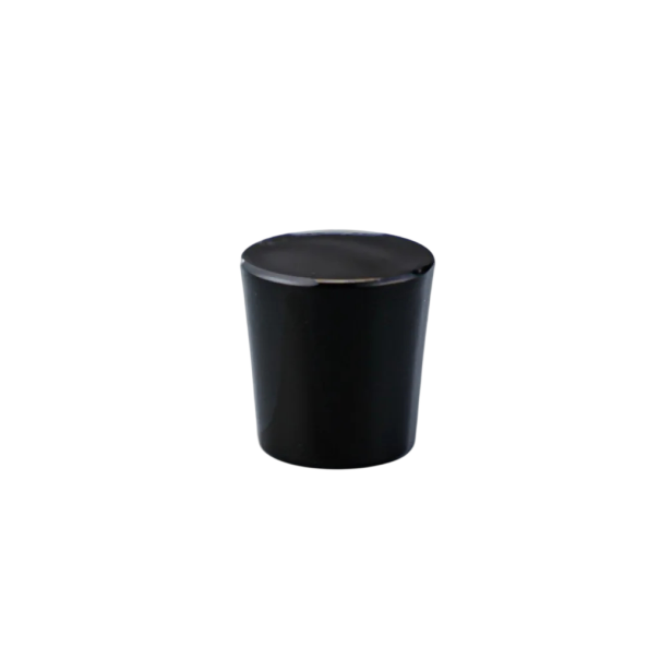 Tapa de perfume compatible con cuello de 15 mm forma cónica tapa universal para frasco de perfume para proteger el pulverizador negro