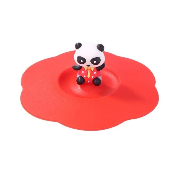 Tapa de taza de silicona con animal 6
