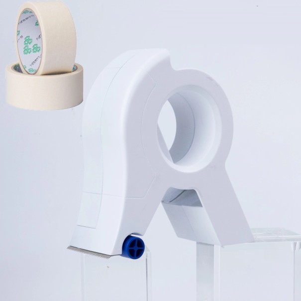Tape dispenser cremefarvet