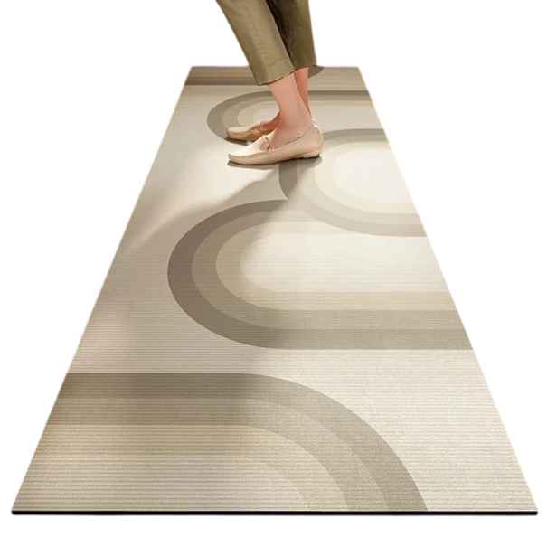 Tapete de cozinha macio 40 x 60 cm em estilo japonês Super absorvente tapete antiderrapante Fácil de limpar Absorção de água Conforto ao estar 1