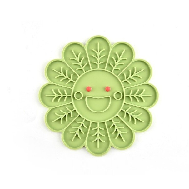 Tapete de Lamber para cães e gatos C830 verde 2