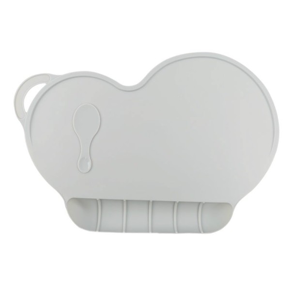 Tapete de refeição para crianças cinzento