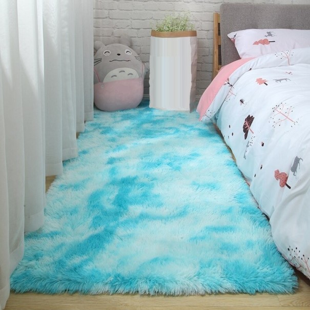 Tapis 80x160 cm bleu clair