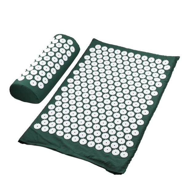 Tapis d'acupression vert foncé