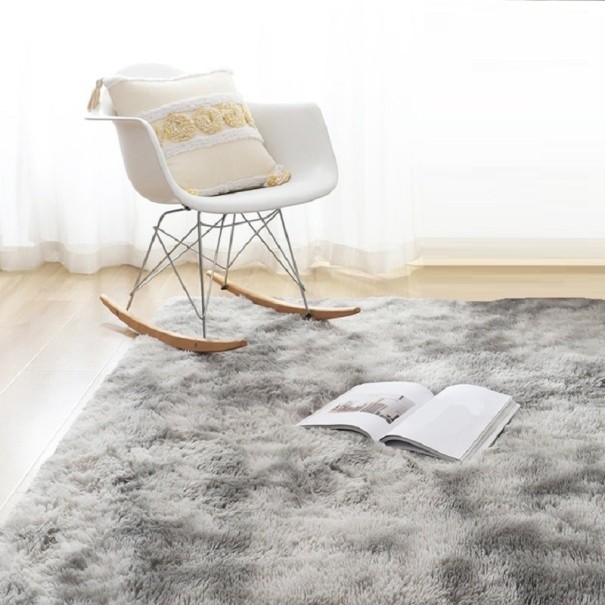 Tapis d'appoint 60x120 cm gris clair