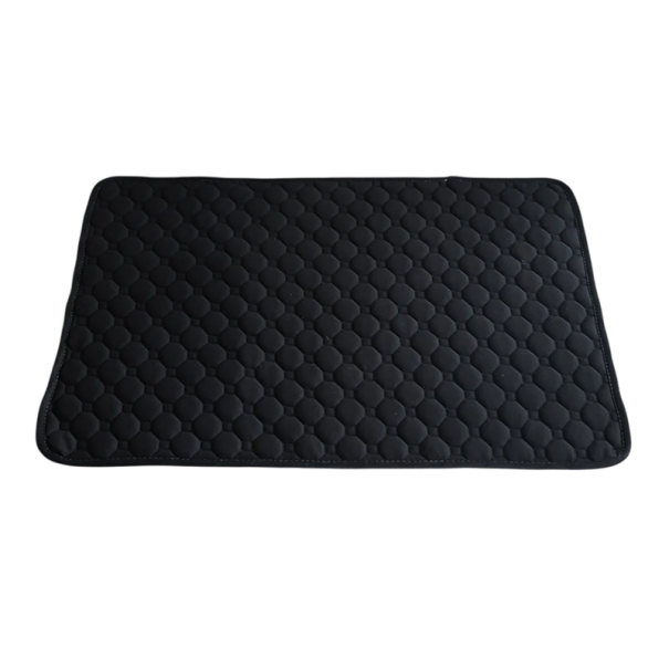 Tapis d'incontinence pour chien réutilisable 50 x 35 cm Tapis respirant absorbant imperméable antidérapant à quatre couches pour chiens noir