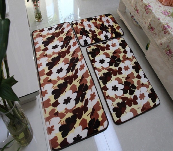 Tapis de bain avec motif 3 pcs 10