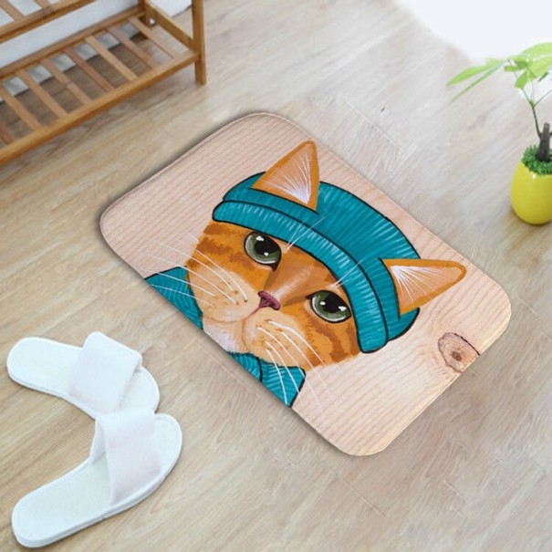 Tapis de bain avec un chat 8