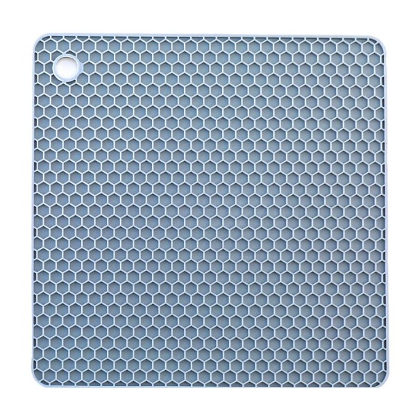 Tapis de cuisine en silicone C226 bleu clair