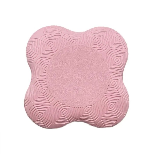 Tapis de genoux et coudes renforcé pour yoga Support en mousse portable pour les genoux Tapis d'exercice sportif pour fitness et entraînement à domicile rose