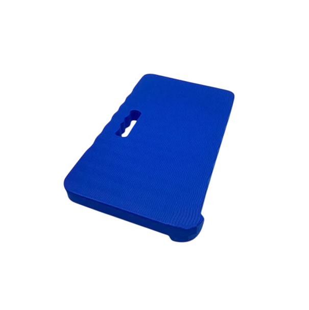 Tapis de genoux étanche 46 × 28 × 3,8 cm en mousse EVA à haute densité avec surface antidérapante et poignée pour le jardin et le travail bleu