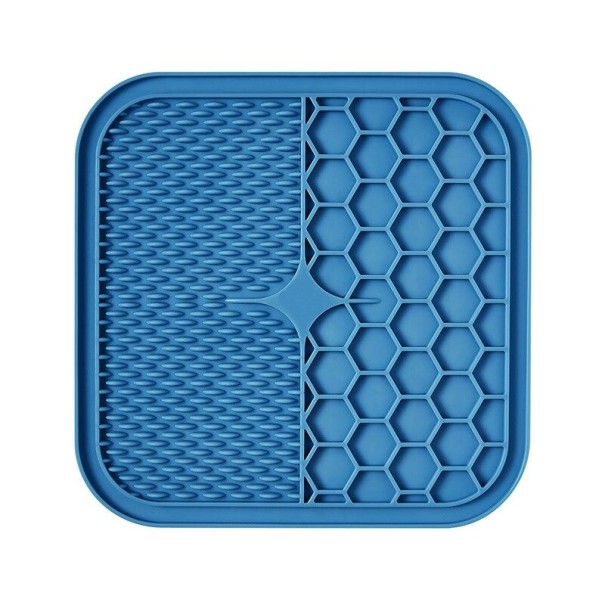 Tapis de léchage pour chiens et chats C757 bleu M