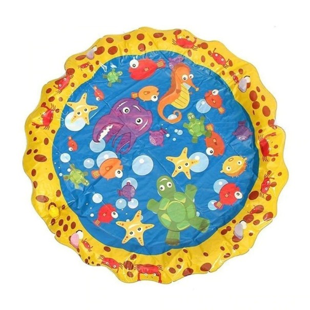 Tapis de pulvérisation pour enfants jaune