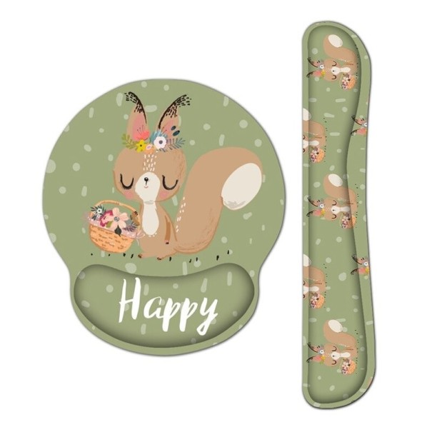 Tapis de souris ergonomique avec repose-poignet pour clavier 2