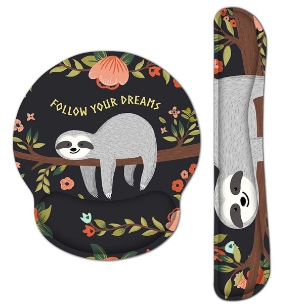 Tapis de souris ergonomique avec repose-poignet pour clavier 4