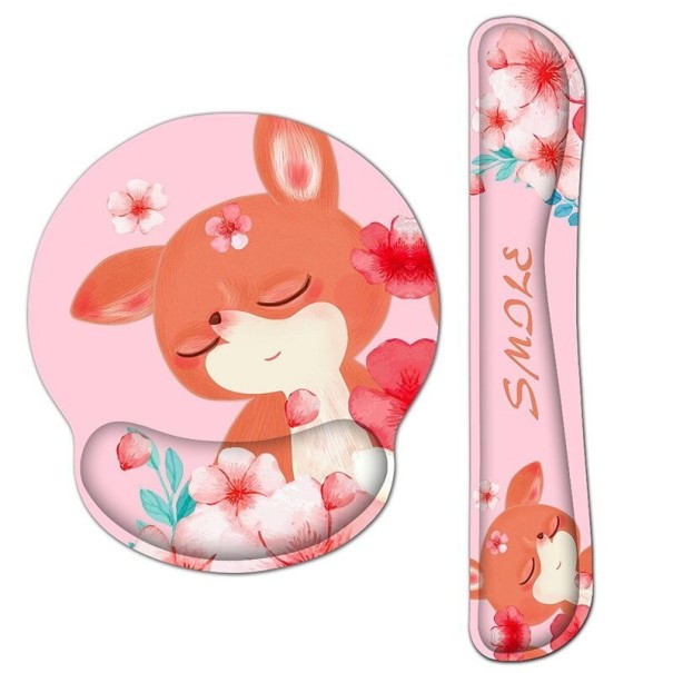 Tapis de souris ergonomique avec repose-poignet pour clavier K2558 3