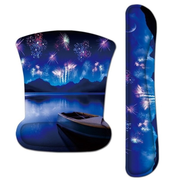 Tapis de souris ergonomique avec support pour poignet pour clavier K2520 1