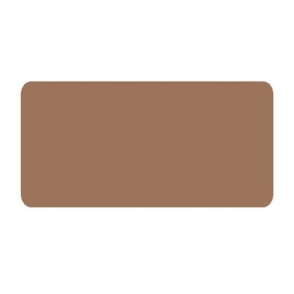 Tapis de souris et de clavier en cuir K2452 marron 40 cm x 80 cm